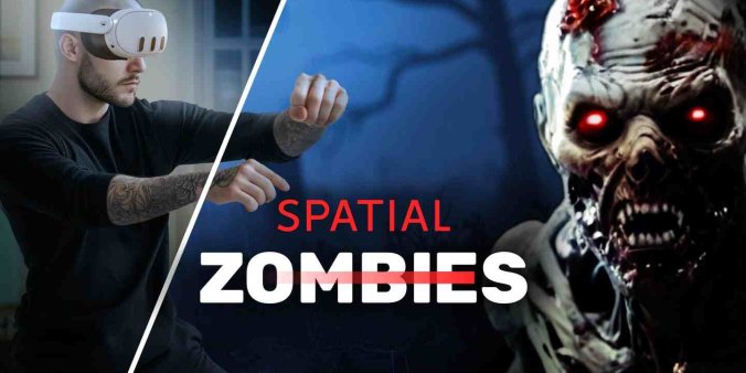 Meta Quest 游戏《空间僵尸》Spatial Zombies-魔趣网精选