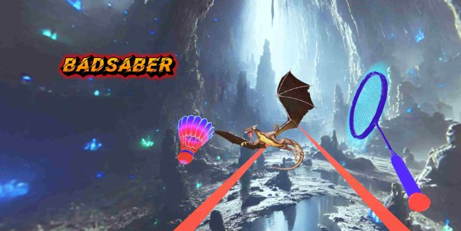 Meta Quest 游戏《挥舞羽毛球》Bad Saber-魔趣网精选
