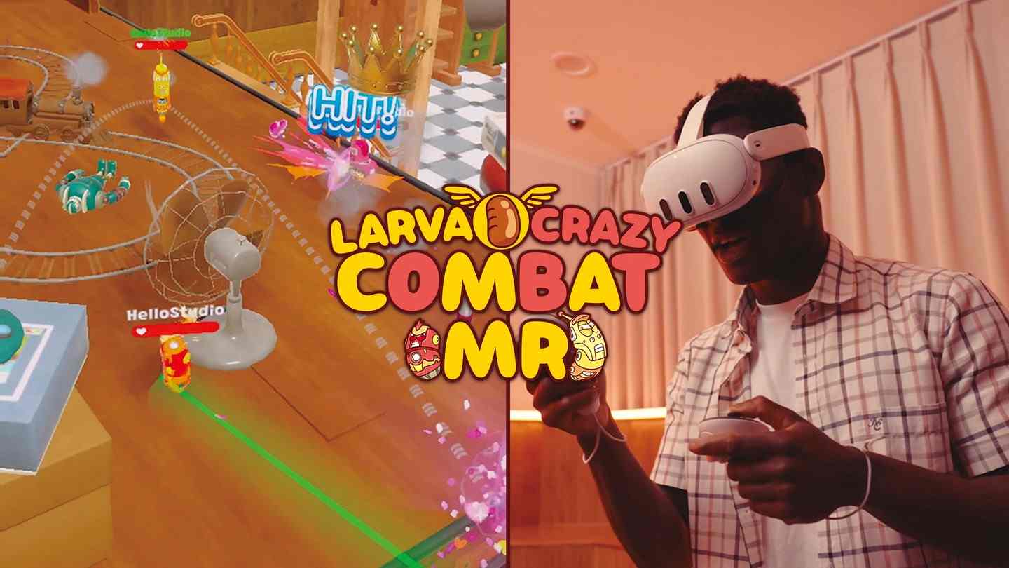 Meta Quest 游戏《昆虫疯狂战斗》LARVA CRAZY COMBAT MR
