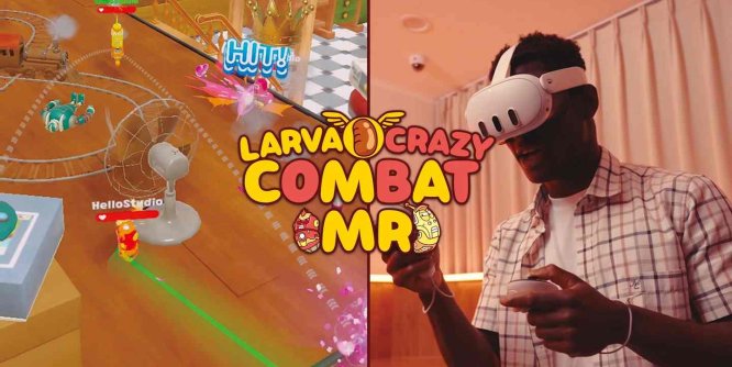 Meta Quest 游戏《昆虫疯狂战斗》LARVA CRAZY COMBAT MR-魔趣网精选