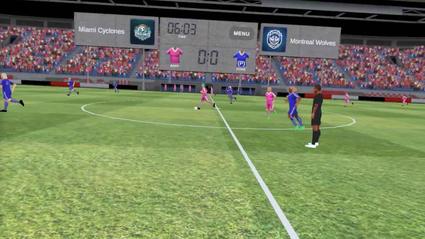Meta Quest 游戏《足球巨星》Football Unleashed