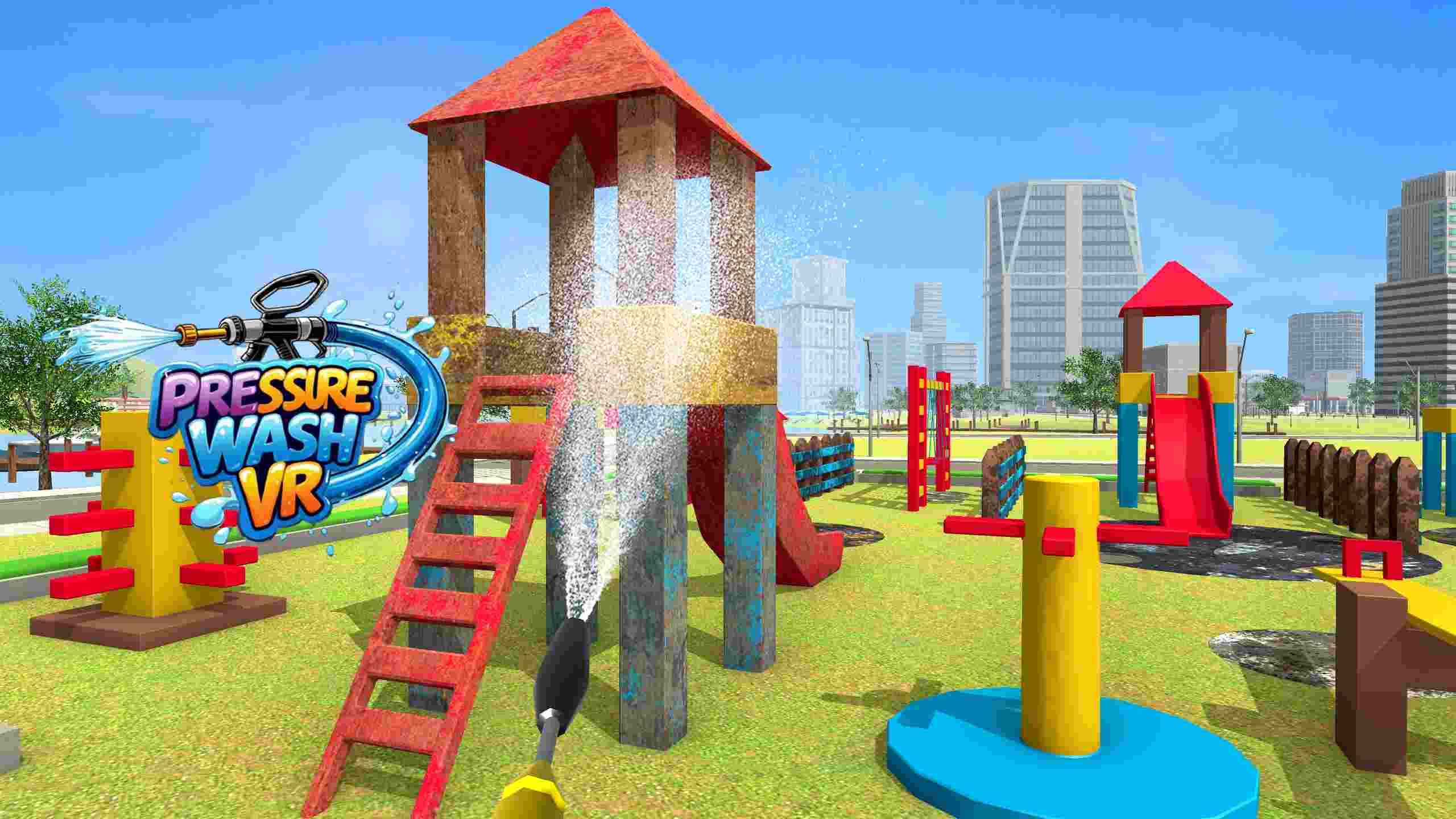 Meta Quest 游戏《高压清洗 VR：清洗乐趣》Pressure Wash VR ASMR Power Washer Fun