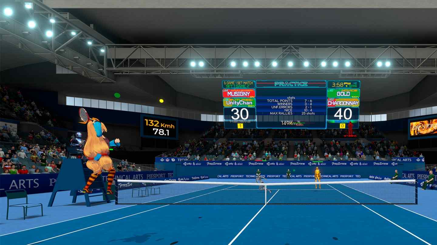 Oculus Quest 游戏《真实卡通网球》CYBER TENNIS