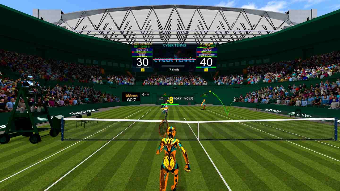 Oculus Quest 游戏《真实卡通网球》CYBER TENNIS