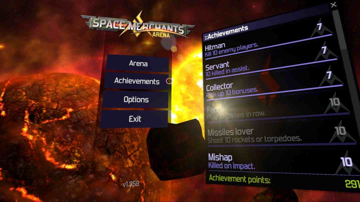 Oculus Quest 游戏《Space Merchants Arena》太空竞技场
