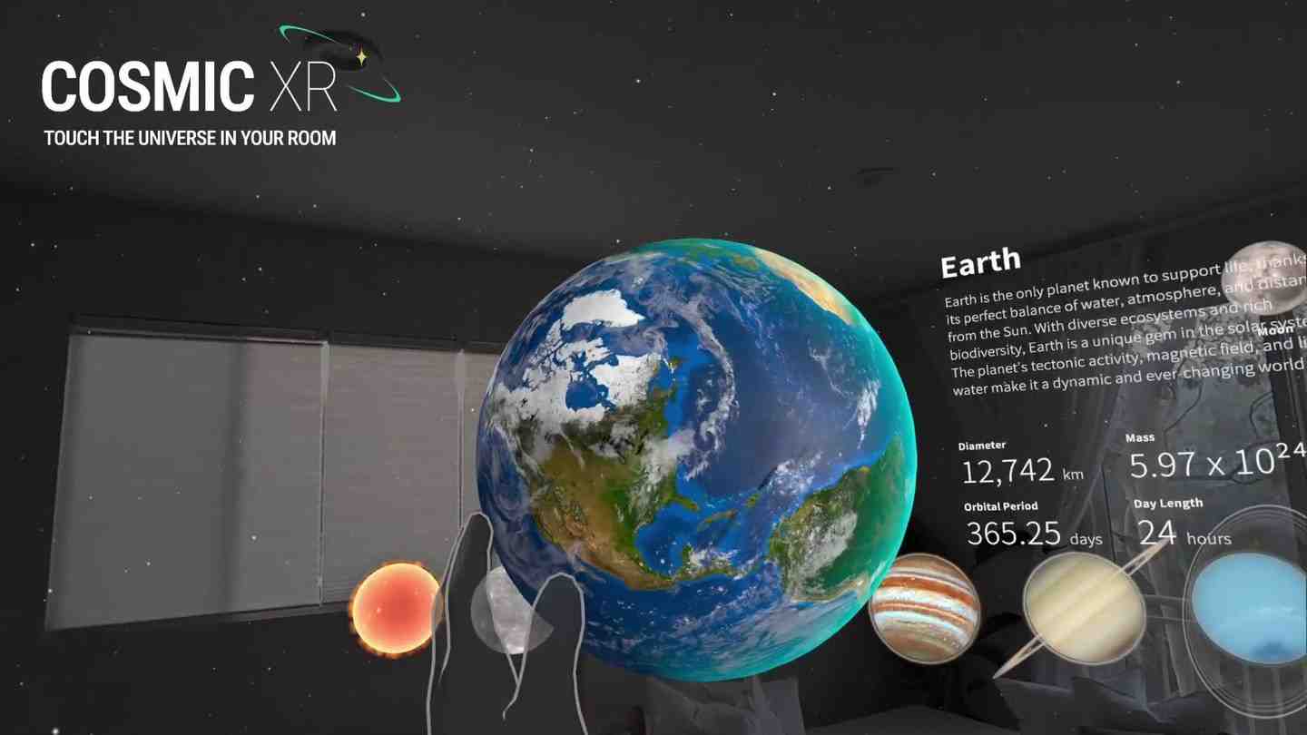 Meta Quest 游戏《房间里的宇宙XR空间》Cosmic XR - Space In Your Room