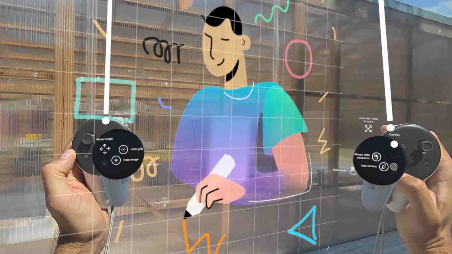 Meta Quest 游戏《绘画、涂鸦、描摹》Sketchar AR