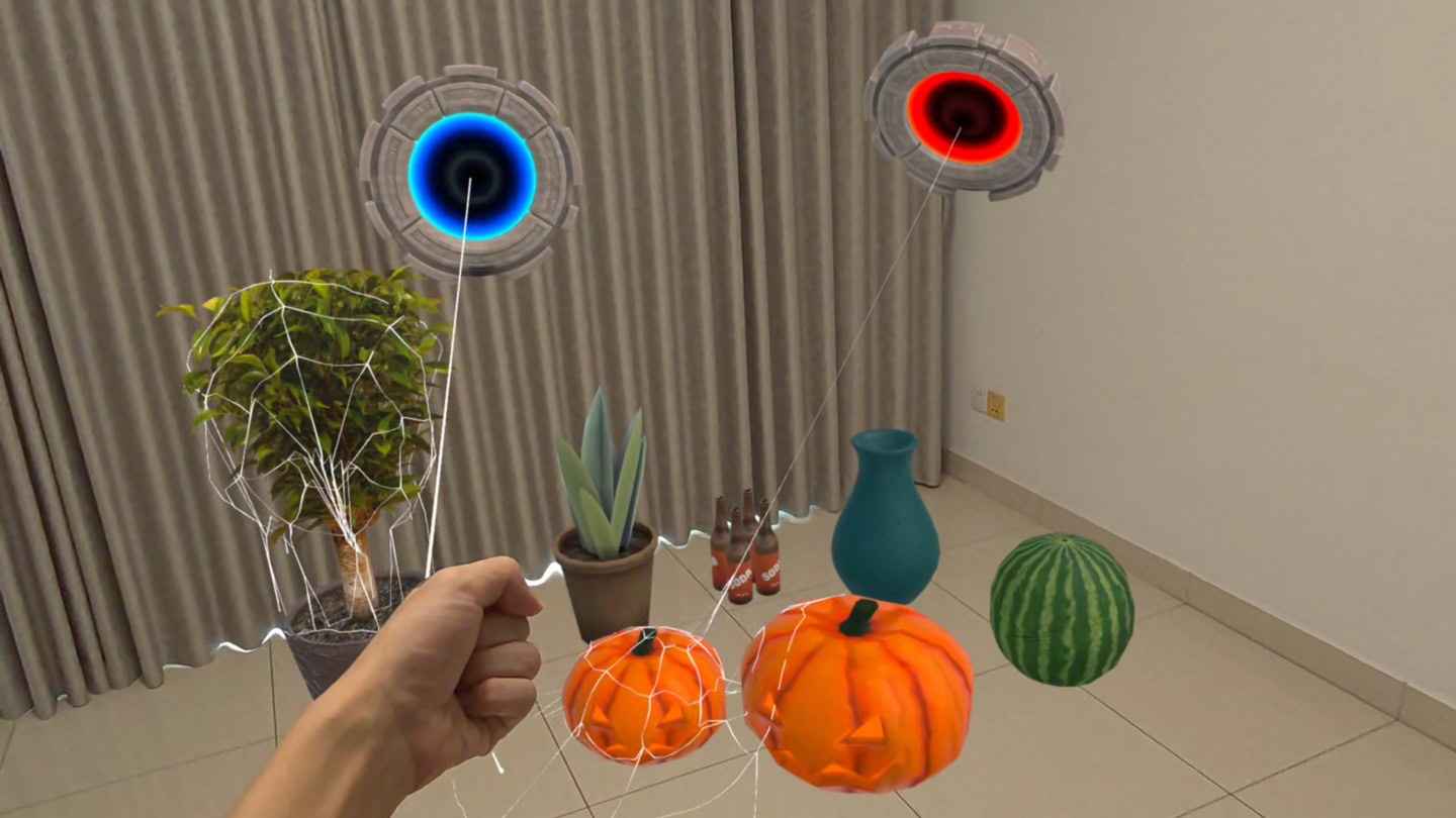 Meta Quest 游戏《空间蛛网射击》Spatial Web Shooter