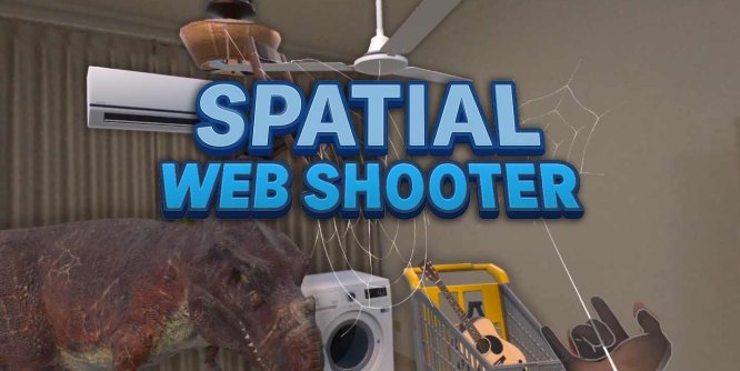 Meta Quest 游戏《空间蛛网射击》Spatial Web Shooter-魔趣网精选