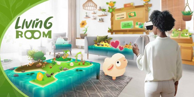 Meta Quest 游戏《梦想的房间》Living Room-魔趣网精选
